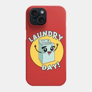 Laundry Day Cute Kawaii Washing Machine Phone Case