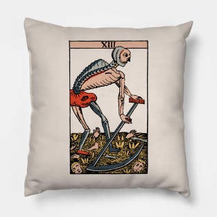 Vintage Tarot Card The Death Pillow