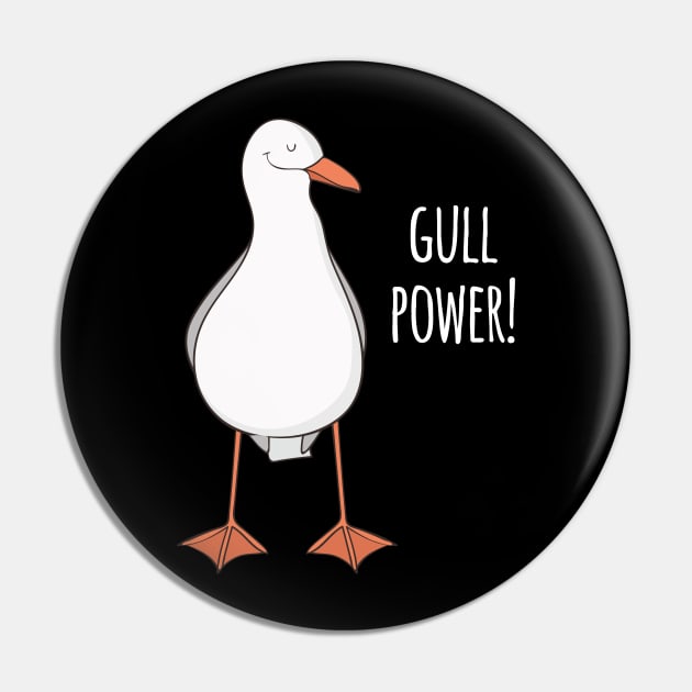 Gull Power Pin by Dreamy Panda Designs