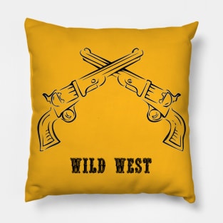 Western Era - Wild West Two Revolvers Pillow