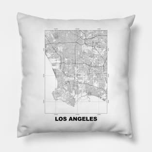Los Angeles Map Pillow