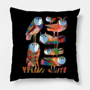 Owls on Owls Pillow