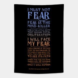 Litany Against Fear - Dune 2020 Tapestry