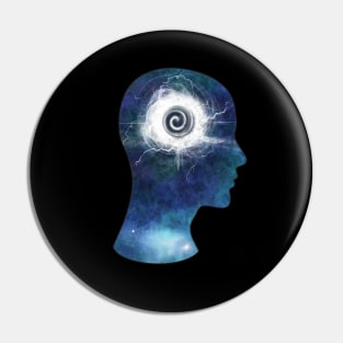 Spiritual Mind Cosmos Enlightenment Pin