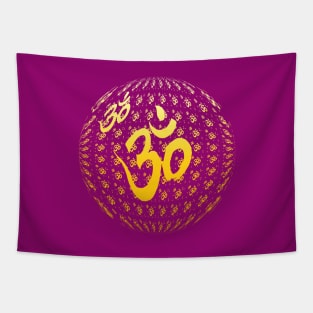 Spiritual Awakening OM Yoga Meditation Tapestry