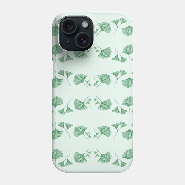 gingko leaves (pattern) Phone Case by gabrielladuffy