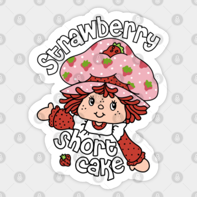 Retro Strawberry - Strawberry Shortcake - Sticker