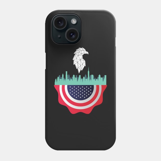 Usa curling Phone Case by Totalove