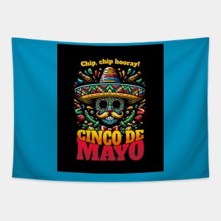 Chip, chip hooray!  Cinco De Mayo holiday Sombrero Tapestry