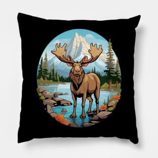 Canadian moose Pillow