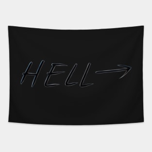 Hell (Dark Sign) Tapestry