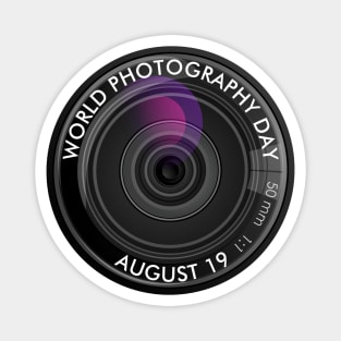 World Photography Day Magnet