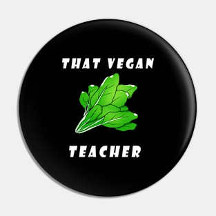 That Vegan Teacher Pin