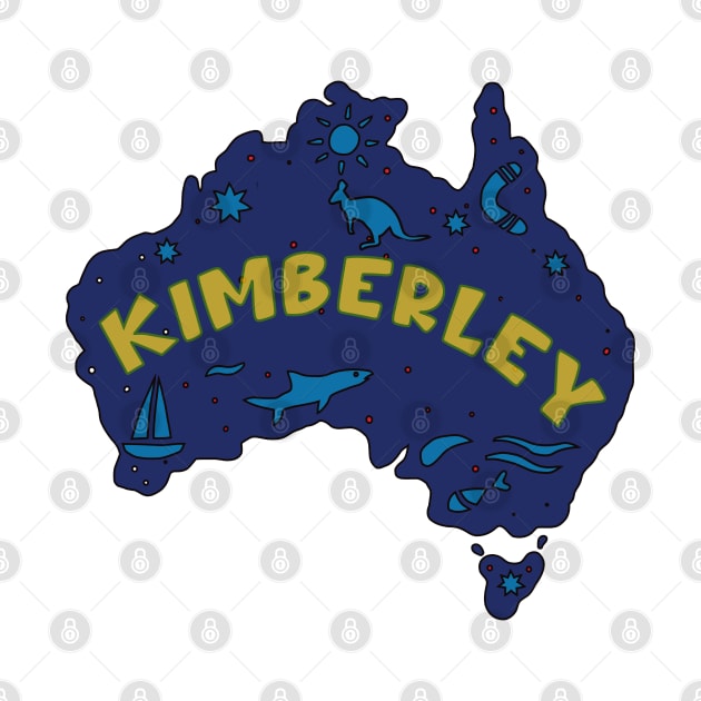 AUSTRALIA MAP AUSSIE KIMBERLEY by elsa-HD