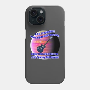 A.D.G. Productions Guitar Education Into The 21st. Century And Beyond Phone Case