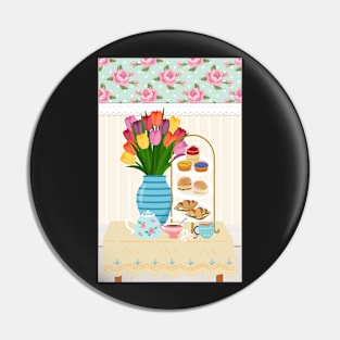 Afternoon Tea Party Pin