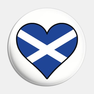 I Love Scotland Pin