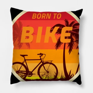 Born To Bike, Cyclist Pillow