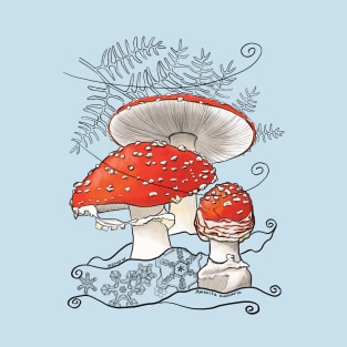 Amanita in the Winter T-Shirt