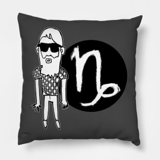 Capricorn Zodiac Man, Capricorn Guy Pillow