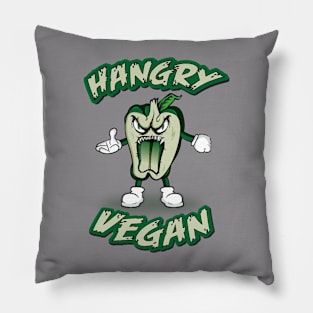 Hungry vegan monster Pillow