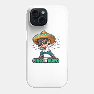 Dabbing BOY Cinco De Mayo Let's Fiesta Mexican Party Phone Case