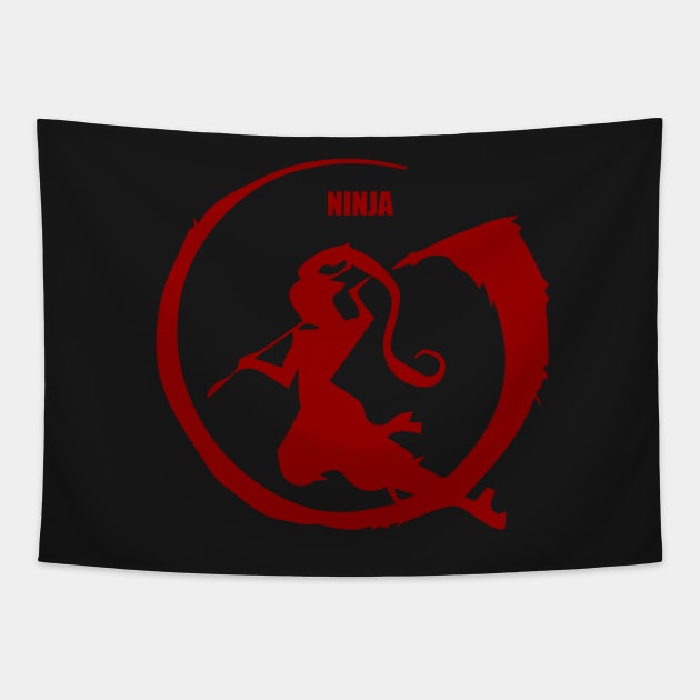 Ninja sword Tapestry by Right-Fit27