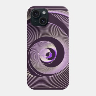 Geometric illusion lines art fantasy Phone Case