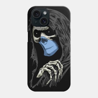 Grim Reaper Wearing Mask Phone Case