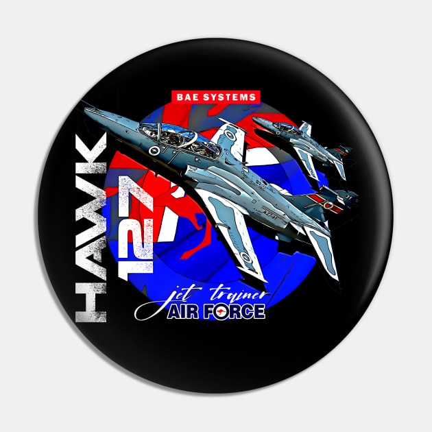 Hawk 127 Royal Australian Air Force Jet Trainer Pin by aeroloversclothing