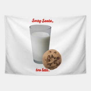 Eating Santa's Cookies Tapestry