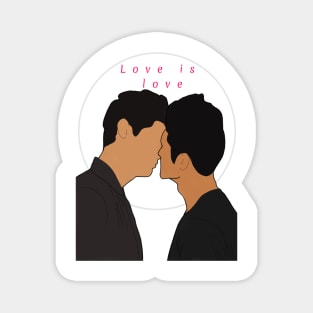 Malec: Love is love Magnet