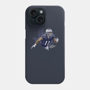 Micah Parsons Dallas City Map Phone Case