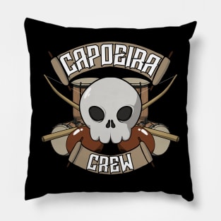 Capoeira crew Jolly Roger pirate flag Pillow