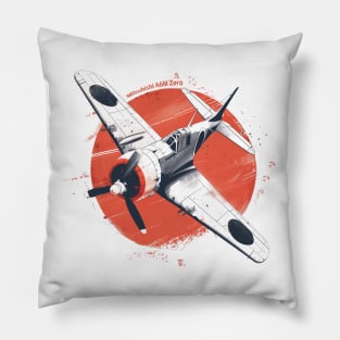 Mitsubishi A6m Zero Pillow