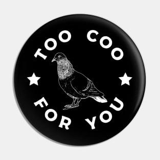 Funny Pigeon Pin