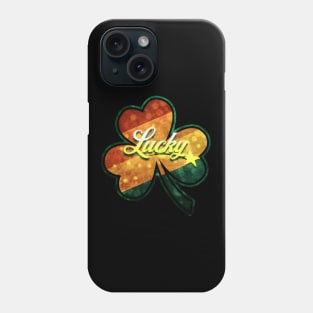 St. Patrick's Day Lucky Shamrocks Clover Design Phone Case