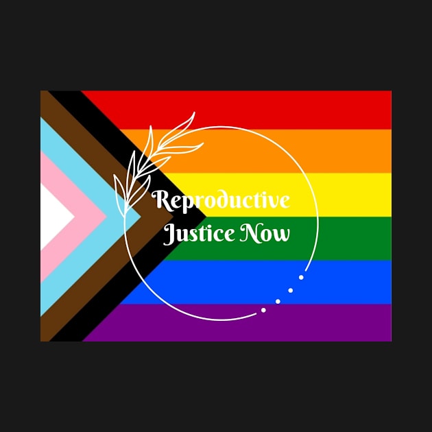 Reproductive Justice Now Pride Flag by Ceconner92