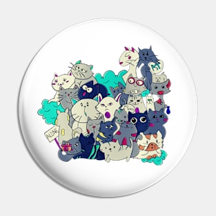 Cat Club Pin