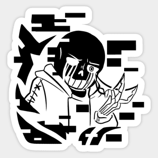 Lust sans, reaper sans, Geno sans, and Suzie Sticker for Sale by