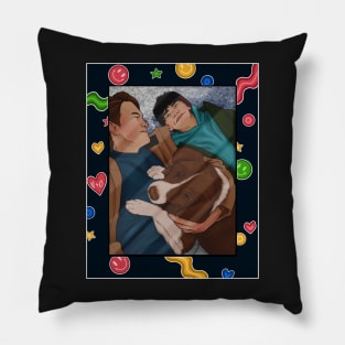 Nick and Charlie - heartstopper birthday gift photo Pillow