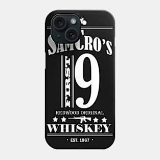 SamCro's First 9 Whiskey Phone Case