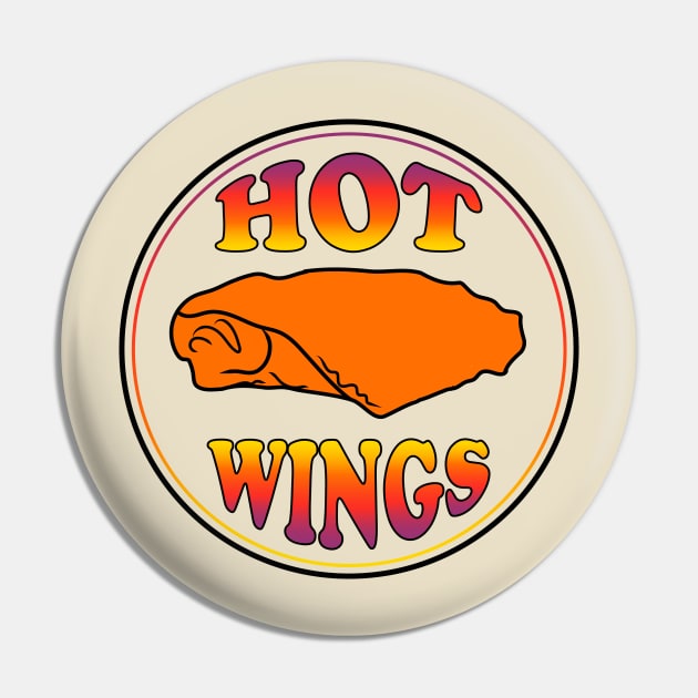 Hot Wings Team Flats Pin by Erika Lei A.M.
