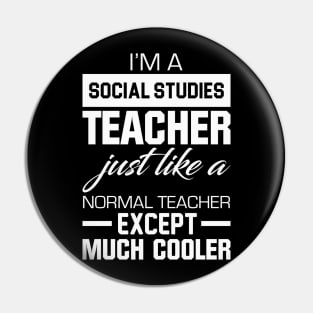 Social Studies Teacher Pin