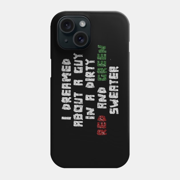 Red and Green Sweater Phone Case by Solenoid Apparel