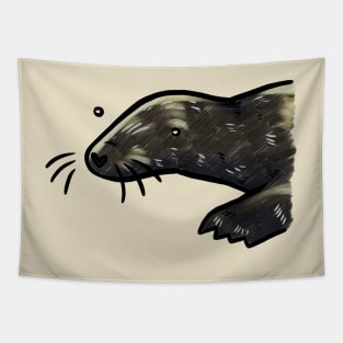 Grey Seal Portrait Tapestry