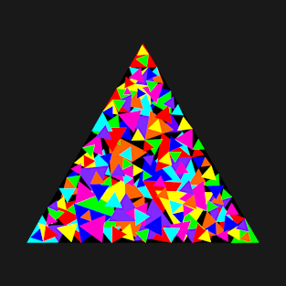 Rainbow triangles / Geometric abstraction T-Shirt