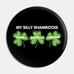 My Silly Shamrocks Pin