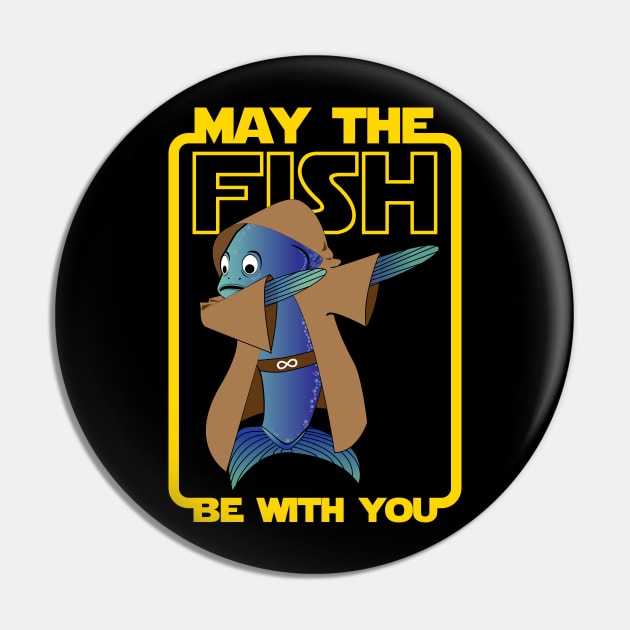 May the Fish be with You Pin by PEHardy Design