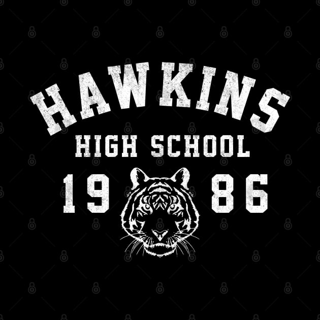 Hawkins High School 1986 - vintage logo by BodinStreet